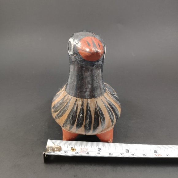 Talavera Hand Painted Bird Mexico VTG Figurine 6.5" - Picture 7 of 8